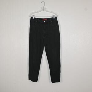 ECKHAUS LATTA Women's EL JEAN High-Waist Tapered in Washed Black sz 31